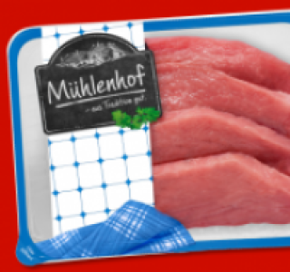 M&Uuml;HLENHOF Frische Schweine-Schnitzel 3.59&nbsp;&euro;