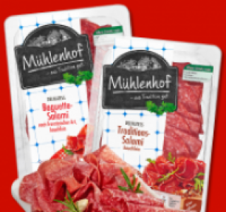 M&Uuml;HLENHOF Traditions- oder Baguette-Salami 1.49&nbsp;&euro;