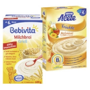 Bebivita Milchbrei oder Alete Brei 2.69 €