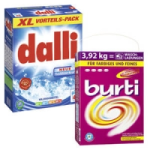 burti Feinwaschmittel Pulver oder dalli Waschmittel 5.99&nbsp;&euro;