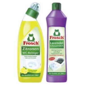 Frosch Scheuermilch oder WC-Reiniger 1.29 €
