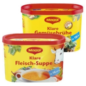Maggi Gemüsebrühe, Klare Fleisch-Suppe, Klare Brühe oder Klare Hühner- 2.99 €