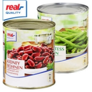 Kidney Bohnen, Erbsen extra fein oder Delikatess-Bohnen 1.29&nbsp;&euro;