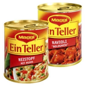 Maggi Ein Teller Reistopf mit Huhn oder Ravioli 0.99&nbsp;&euro;