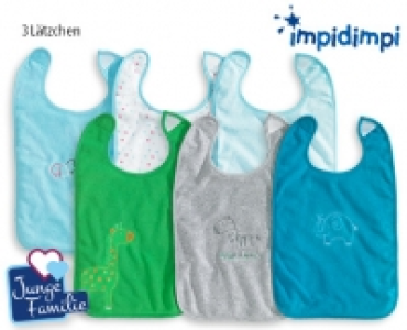 IMPIDIMPI&reg;Baby-L&auml;tzchen oder -Spuckt&uuml;cher 3.99&nbsp;&euro;