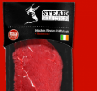 STEAK SELECTION Frisches Rinder-H&uuml;ftsteak 3.99&nbsp;&euro;