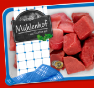 M&Uuml;HLENHOF Frisches Gulasch, gemischt 3.33&nbsp;&euro;
