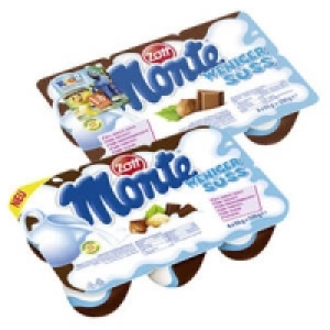 Zott Monte Milch-Dessert + Schoko 0.99 €