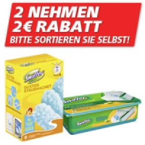 Swiffer Bodentücher feucht, Staubmagnet Tücher oder XXL Starterkit + 2 4.99 €