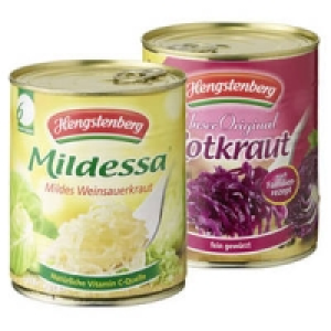 Hengstenberg Mildessa Weinsauerkraut oder Rotkraut 0.99 €