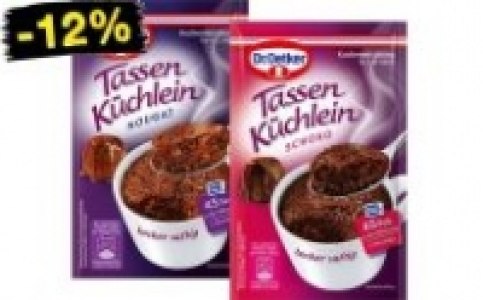 Dr. Oetker Tassen K&uuml;chlein 0.69&nbsp;&euro;