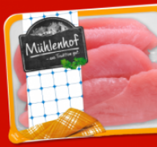 MÜHLENHOF Frische Hähnchen-Minutenschnitzel 2.39 €