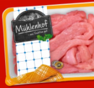MÜHLENHOF Frisches Puten-Geschnetzeltes 2.69 €