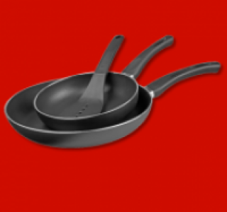 CASA LINGA Alu-Pfannen-Set mit Wender 14.99&nbsp;&euro;