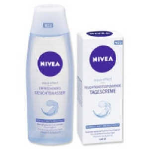 Nivea Feuchtigkeitsspendende Tagescreme, Gesichtswasser oder Reinigung 3.49&nbsp;&euro;