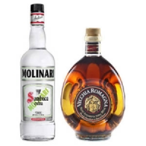 Sambuca Molinari oder Vecchia Romagna 10.99&nbsp;&euro;