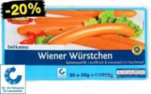 Delikatess Wiener Würstchen 4.50 €