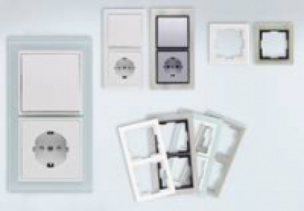 Schalterserie Design-Line, Rahmen, 1-fach, Echtglas 11.99 €