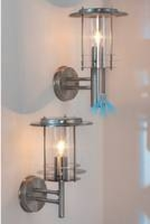 Aussenleuchten- Serie Inox , Wandleuchte