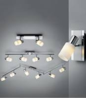 LED-Strahlerserie Lara, 2er-Schiene