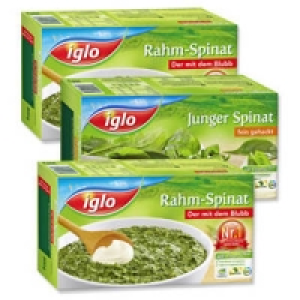 iglo Rahm- oder Junger Spinat 1.11&nbsp;&euro;