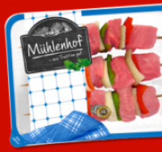 MÜHLENHOF Frische Schweine-Fleischspieße 3.99 €