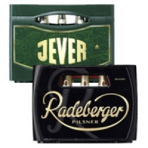 Radeberger Pilsner oder Jever Pilsener 10.99 €