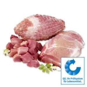 Frischer Schweinebraten, Schweinerollbraten oder Schweinegulasch 3.99 €