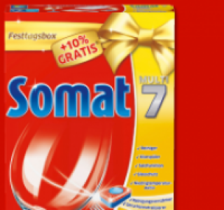 SOMAT 7 Geschirrsp&uuml;lmaschinen-Tabs 7.99&nbsp;&euro;