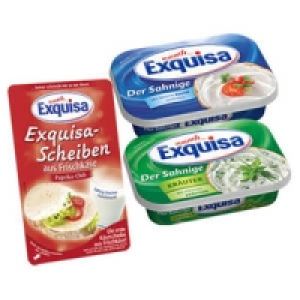 Exquisa Frischkäse oder Frischkäse-Scheiben 0.89 €