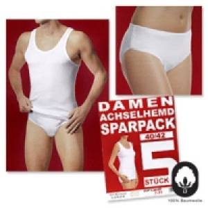Damen- oder Herren-Achselhemden oder -Slips 9.99&nbsp;&euro;