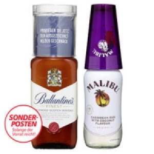 Ballantine&acute;s Finest Scotch Whisky oder Malibu 9.99&nbsp;&euro;