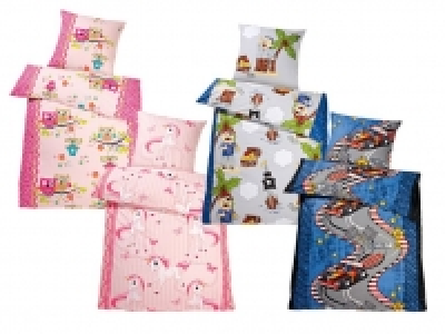 MERADISO® Kinder Feinbiber-Bettwäsche, 135 x 200 cm 12.99 €