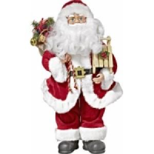 Dekofigur Weihnachtsmann mit Geschenk 8.39&nbsp;&euro;