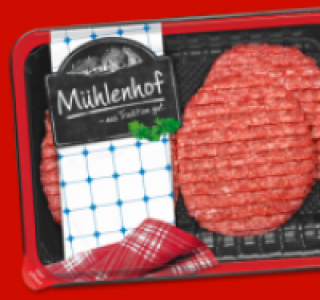 MÜHLENHOF Frische Rinder-Hamburger 2.19 €
