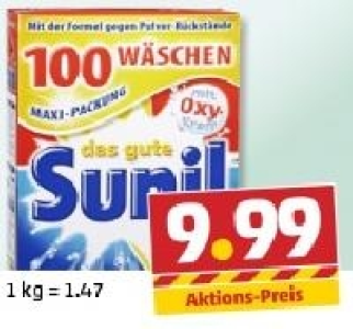 SUNIL Waschmittel-Pulver 9.99 €