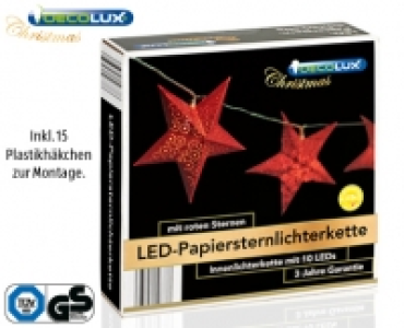 OECOLUX®LED-Papierstern­lichterkette 9.99 €