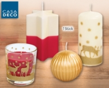 CASA DECO&reg;Weihnachts-Dekorkerze 1.59&nbsp;&euro;