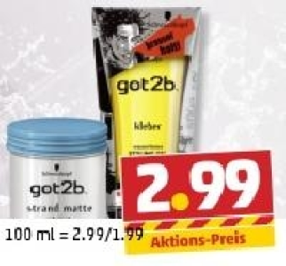 GOT 2B Strand Matt-Paste oder Styling Gel