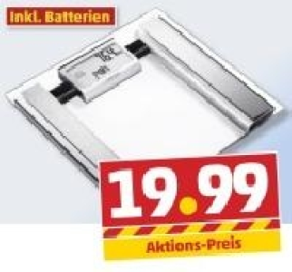 SANITAS Glas-Körperfettwaage 19.99 €