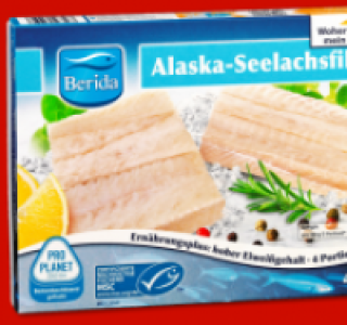 BERIDA Alaska-Seelachsfilets 1.79 €
