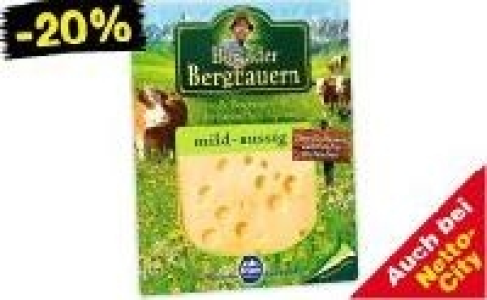 Bergader Bergbauern Käsescheiben 1.59 €