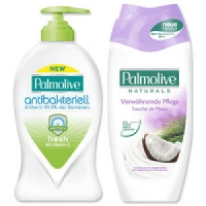 Palmolive Flüssige Seife oder Naturals-Dusche 0.99 €