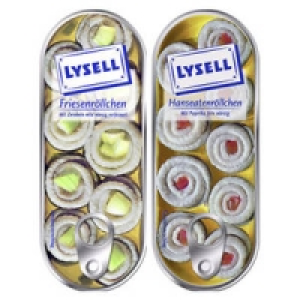 Lysell Gek&uuml;hlte Fischfeinkost Hanseaten- oder Friesenr&ouml;llchen 1.99&nbsp;&euro;
