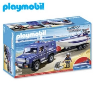 Polizei-Truck mit Speedboot und Unterwassermotor 2.99&nbsp;&euro;