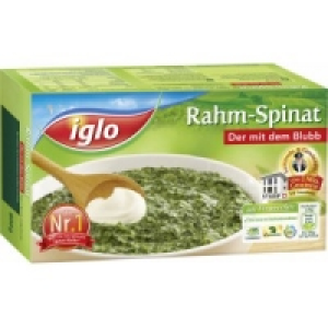 Iglo Rahm /Junger Spinat Minis 0.99 €