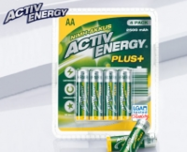 ACTIV ENERGY®NiMH-Hochleistung­s­akkus 3.99 €