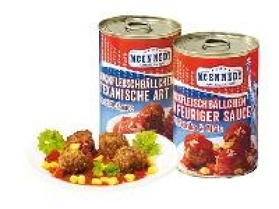 MCENNEDY Hackfleischbällchen 1.79 €