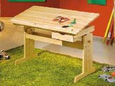 Links Schreibtisch Julia 108x55 cm mit Schublade