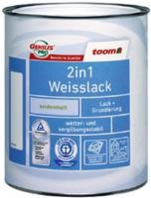 2in1 Weisslack, 750 ml 13.99&nbsp;&euro;